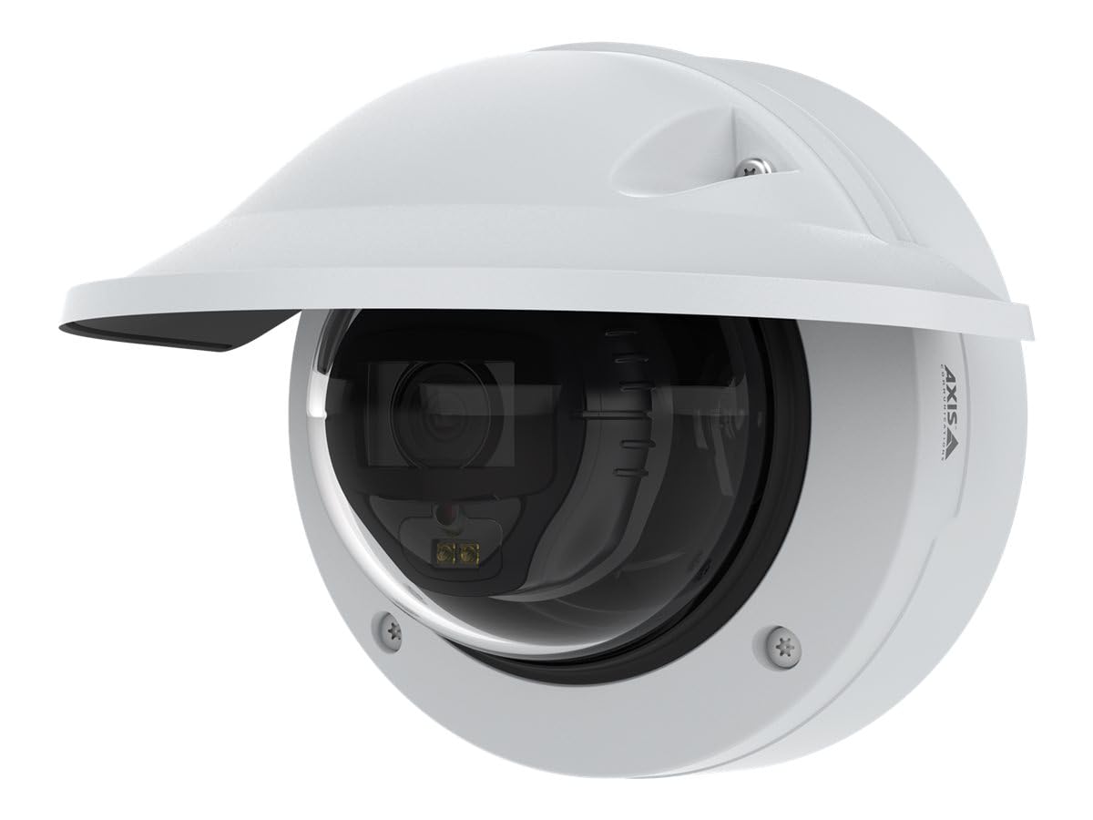 AXIS P3288-LVE 8 Megapixel Indoor/Outdoor 4K Network Camera - Color - Dome - White - TAA Compliant