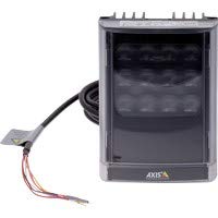 Axis Communications Infrared Illuminator - Ceiling mountable, Pole mountable, Wall mountable - 12-24 V - Indoor, Outdoor - 18 Watt - Black