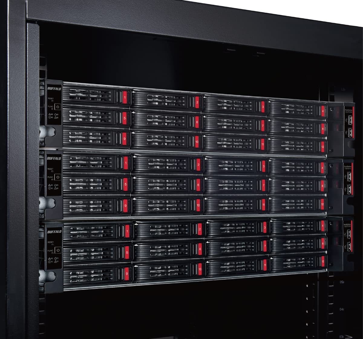 BUFFALO TeraStation 71210RH 12-Bay Enterprise Rackmount NAS 240TB (12x20TB) with HDD Hard Drives Included 10GbE RAID iSCSI Network Storage File Server