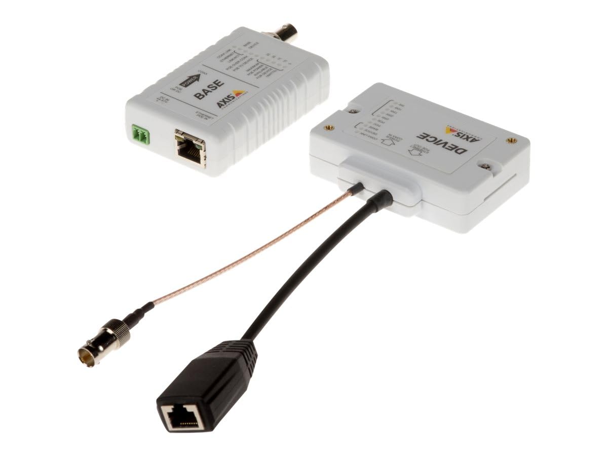 Axis Communications Kit - Media Converter - 100Mb LAN - 10Base-T, 100Base-TX - RJ-45 / BNC