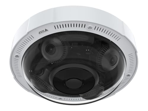 Axis P3738-PLE Multisensor Panoramic Camera, 4x4K Video Resolution, Indoor and Outdoor Use, 32 MP, IR LED Motion Alert