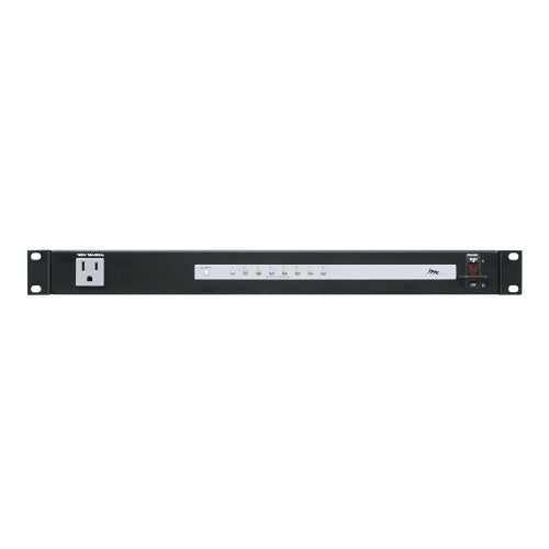 Middle Atlantic RLNK-915R Select 9-Outlet Rack Mounted PDU with RackLink, Basic Surge Protection, 15