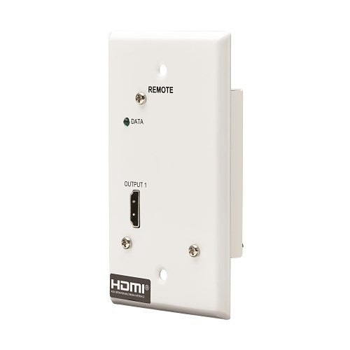 Eaton Tripp Lite B127A-1A0-FH 1-Port HDMI Over CAT6 Receiver, Wall Plate, 4K 60 Hz, HDR, 4:4:4, PoC,