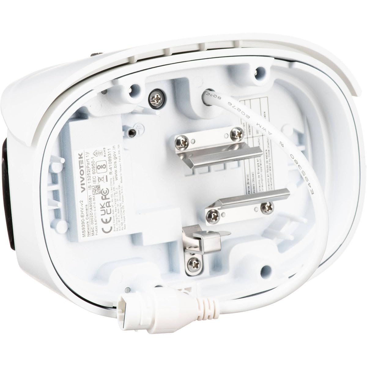 Vivotek V-Series MS9390-EHV-V2 8MP AI Outdoor Multi-Sensor Panoramic Camera with Night Vision, White
