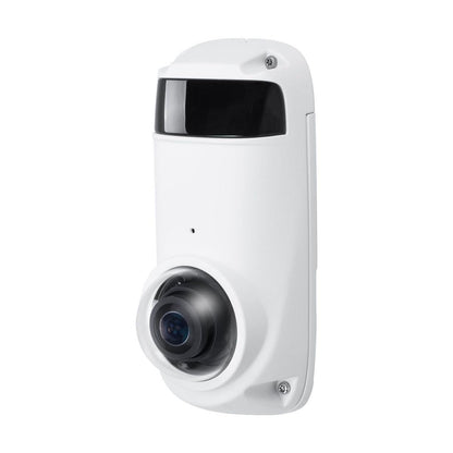 VIVOTEK V-Series CC9391-HV 8MP AI Outdoor Compact Fisheye Panoramic Camera with Night Vision, White