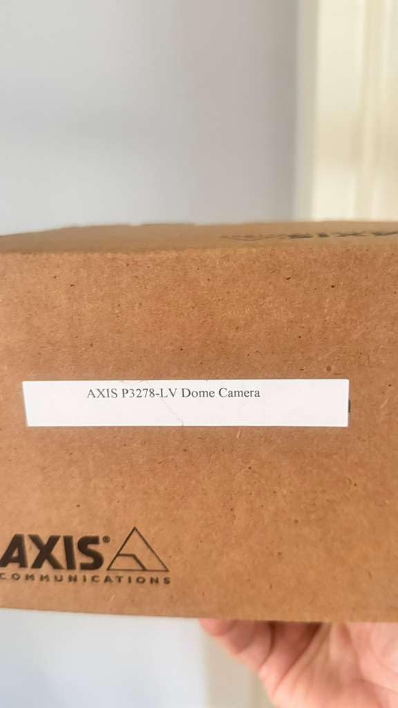 AXIS P3278-LV 8 Megapixel Indoor/Outdoor 4K Network Camera - Color - Dome - White - TAA Compliant