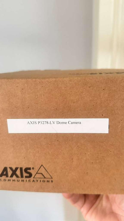 AXIS P3278-LV 8 Megapixel Indoor/Outdoor 4K Network Camera - Color - Dome - White - TAA Compliant
