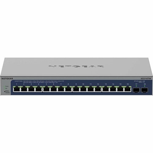 Netgear XS516TM-100NAS S3600 Series 16-Port 10G / Multi-Gigabit Ethernet Smart Switch with 2 10G SFP