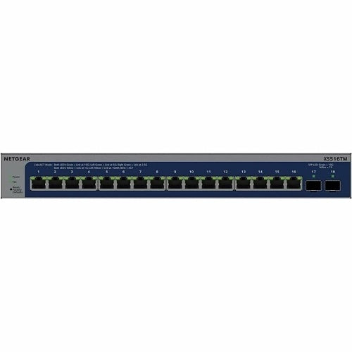 Netgear XS516TM-100NAS S3600 Series 16-Port 10G / Multi-Gigabit Ethernet Smart Switch with 2 10G SFP