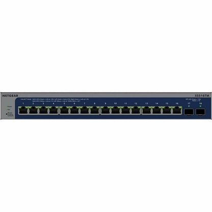 Netgear XS516TM-100NAS S3600 Series 16-Port 10G / Multi-Gigabit Ethernet Smart Switch with 2 10G SFP