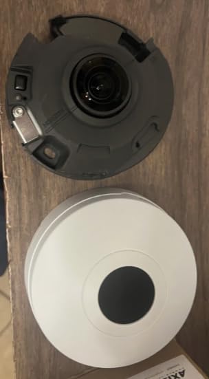 Axis Communications AXIS M4327-P 6MP Indoor Panoramic IP Camera with Deep Learning, 1.1mm Fisheye Lens, White
