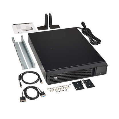 Tripp Lite Eaton Series Smart Rack Mount UPS Battery Backup, 750VA to 3000VA, Pure Sine Wave, LCD Screen, Network Card & Extended Run Options, 3-Year Warranty & $250,000 Insurance (SMARTRM2U Series)