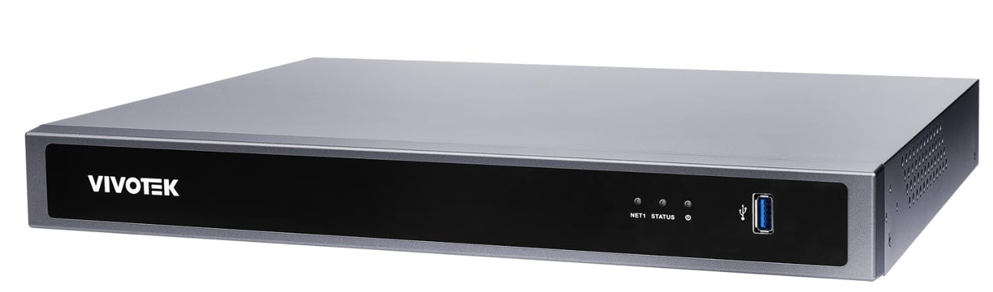 Vivotek V-Series ND9426P Core+AI 16-Channel 4K Ultra HD Embedded PoE NVR, Diskless