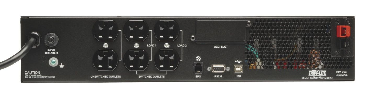 Tripp Lite Eaton Series Smart Rack Mount UPS Battery Backup, 750VA to 3000VA, Pure Sine Wave, LCD Screen, Network Card & Extended Run Options, 3-Year Warranty & $250,000 Insurance (SMARTRM2U Series)