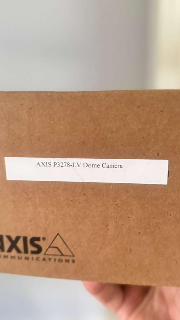 AXIS P3278-LV 8 Megapixel Indoor/Outdoor 4K Network Camera - Color - Dome - White - TAA Compliant