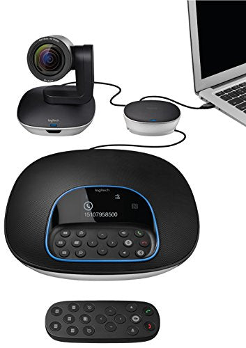Logitech Group Video and Audio Conferencing System Big Meeting Rooms