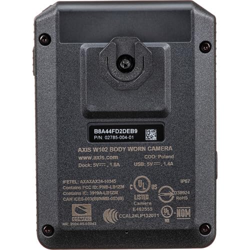 AXIS W102 Body Worn Camera