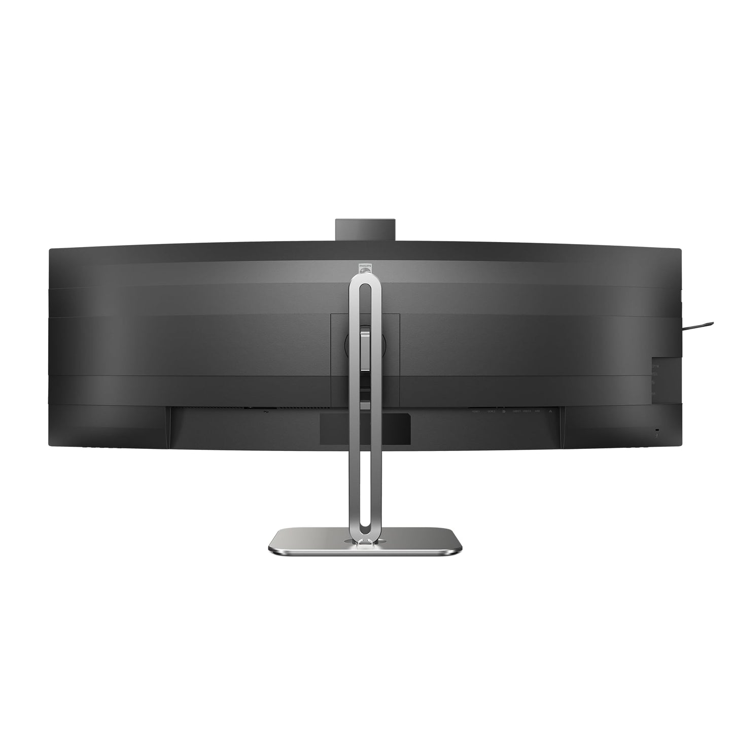 Philips 49B2U6900CH Display - 49 Inch Curved Screen DQHD, Webcam, Microphone, RJ45, Height Adjustable (5120x1440, HDMI, DisplayPort, USB-C, USB Hub) Black