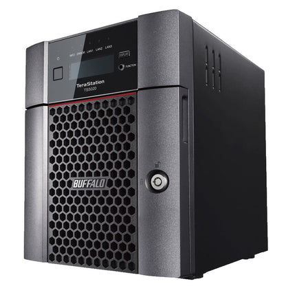 BUFFALO TeraStation 5420DN 4-Bay Business Desktop NAS with Hard Drives Included RAID iSCSI Network Storage File Server