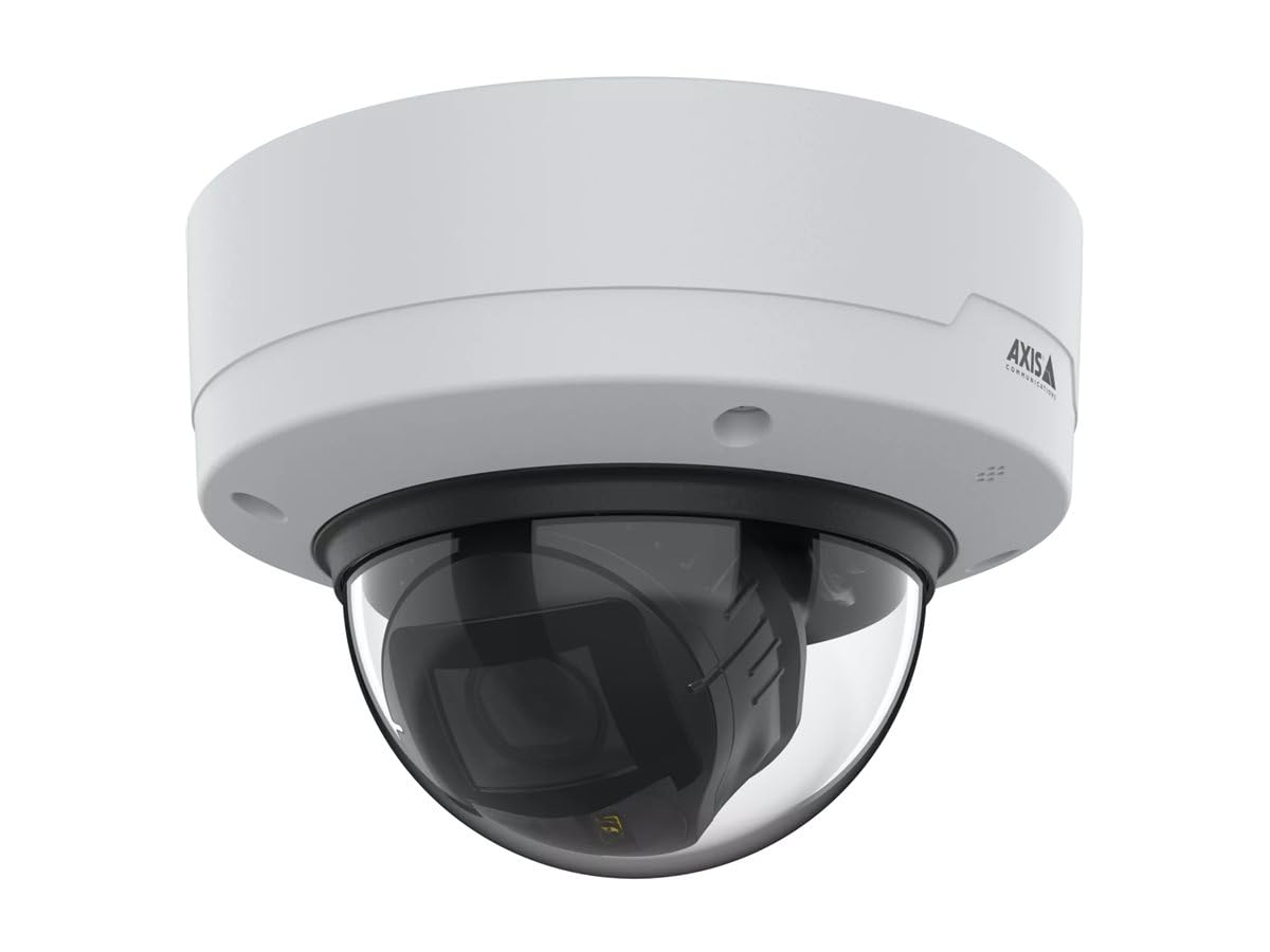 AXIS P3287-LVE 5 Megapixel Indoor/Outdoor Network Camera - Color - Dome - White - TAA Compliant