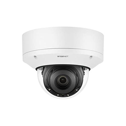 Hanwha Techwin PND-A9081RV 8mp/4k IR WDR Network Dome Camera with 4.5~10mm (2.2X) Motorized varifocal Lens, RJ45 Connection