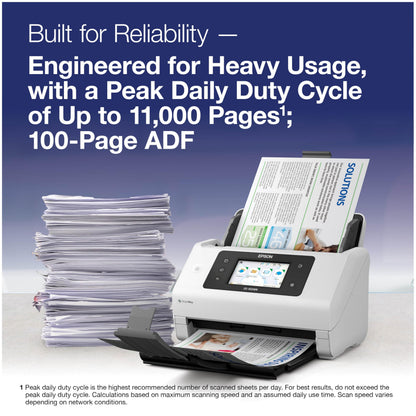 Epson DS-900WN EdgeLink High-Speed Wireless Network Color Document Scanner