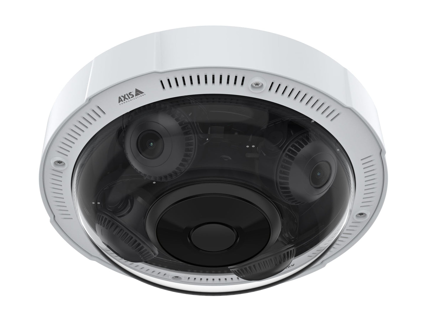 AXIS P3737-PLE Multisensor Panoramic Camera, 20MP IP Security Camera, Indoor Outdoor, Infrared, 5MP per Channel at 20 fps