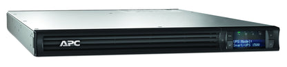 APC Smart-UPS, Line Interactive, 1500VA, Rackmount 1U, 230V, 4x IEC C13 outlets, SmartSlot, AVR, LCD - 1U Rack-mountable - 4 Hour Recharge - 5 Minute Stand-by - 230 V Input - 230 V AC Output - Sine Wa