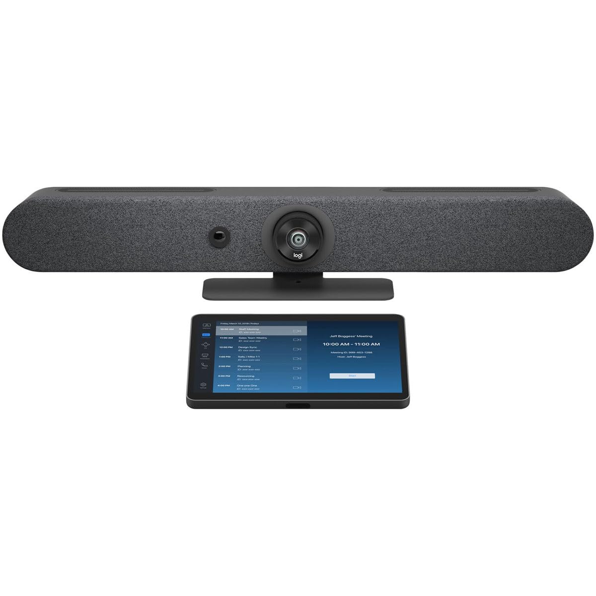 Logitech SML Room Universal VC Appliance with Tap + Rally Bar Mini Graphite - Small Room Size Supported