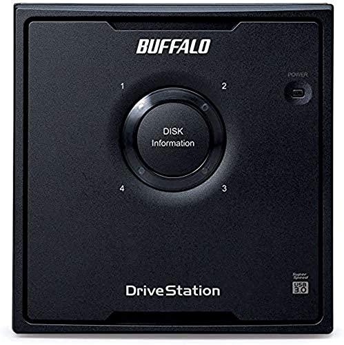 Buffalo DriveStation Quad High Performance RAID Array with Optimized Hard Drives (HD-QH12TU3R5)
