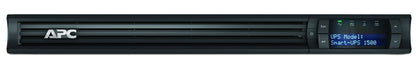 APC Smart-UPS, Line Interactive, 1500VA, Rackmount 1U, 230V, 4x IEC C13 outlets, SmartSlot, AVR, LCD - 1U Rack-mountable - 4 Hour Recharge - 5 Minute Stand-by - 230 V Input - 230 V AC Output - Sine Wa