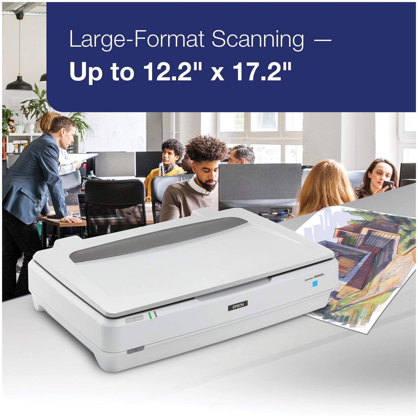 Epson Expression 13000XL Large Format Flatbed Photo Scanner
