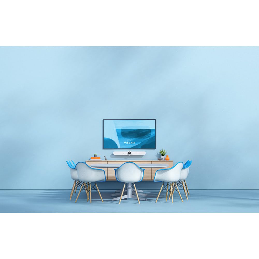 Logitech Rally Bar Mini All-in-One Video Bar for Small to Medium Rooms, White
