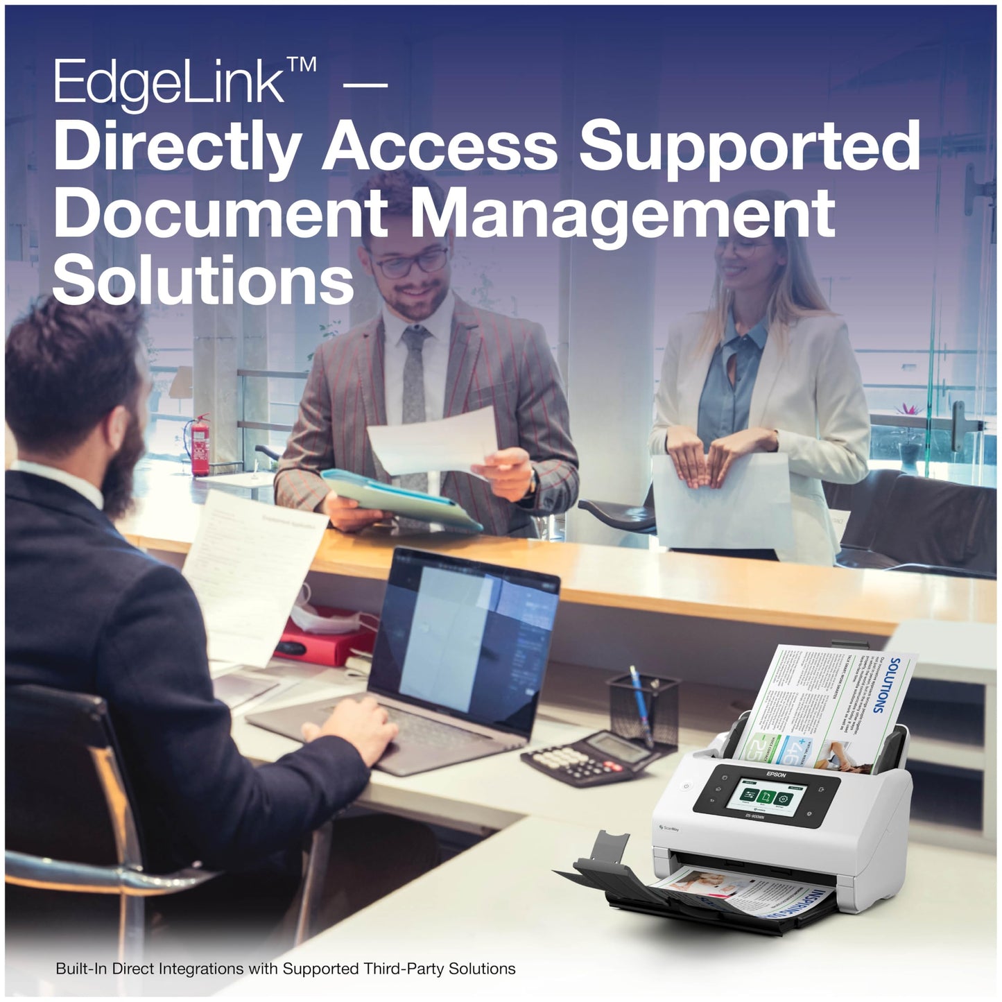 Epson DS-900WN EdgeLink High-Speed Wireless Network Color Document Scanner