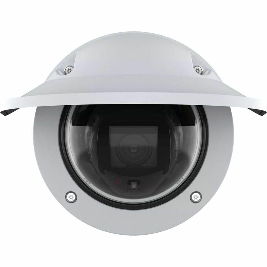 AXIS P3277-LVE Mic 5 Megapixel Indoor/Outdoor Network Camera - Color - Dome - White - TAA Compliant