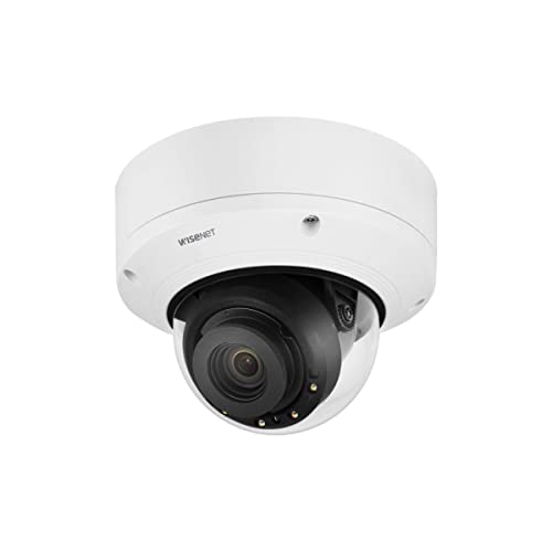 Hanwha Techwin PND-A9081RV 8mp/4k IR WDR Network Dome Camera with 4.5~10mm (2.2X) Motorized varifocal Lens, RJ45 Connection