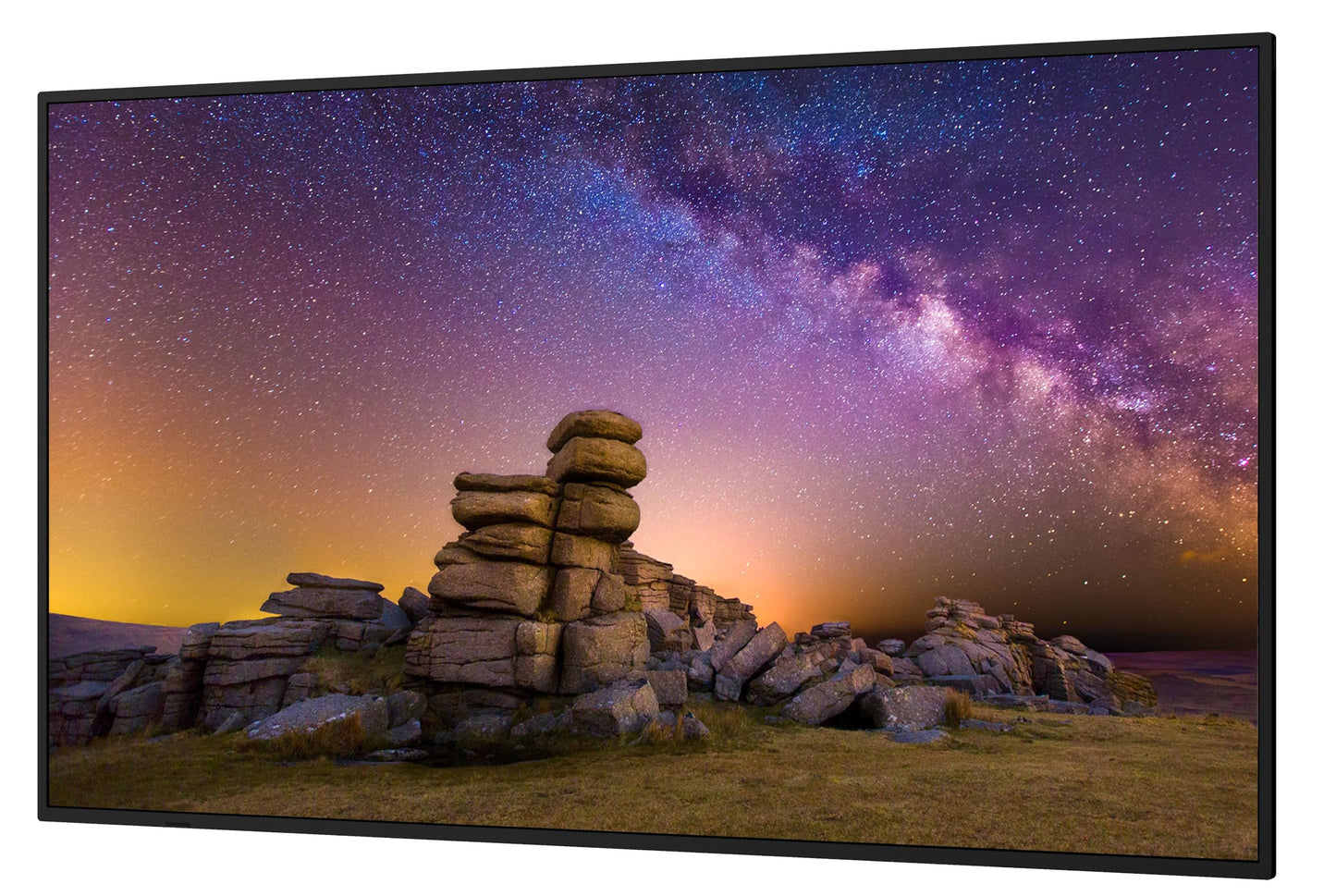 Sharp PN-M552 55 in. Ultra High Definition 550 Nits Haze HDMI X2-Out Professional Display Black