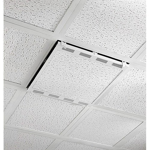 Chief by Legrand Chief CMS492 Suspended Ceiling Storage Box,   2x2', TAA Compliant, White