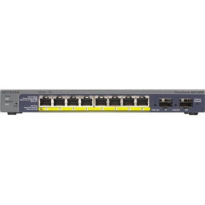 Netgear Netgear GS110TP 8-Port Gigabit PoE+ Ethernet Smart Switch with SFP Ports and Cloud Management (55W)