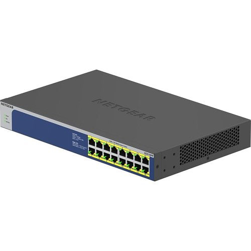 Netgear Netgear GS516PP 16-Port Gigabit Ethernet High-Power PoE+ Unmanaged Switch (260W)