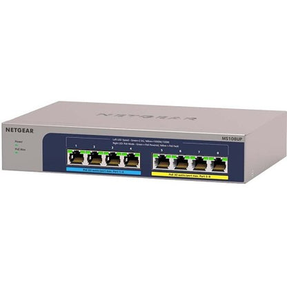 Netgear Netgear MS108UP 8-port Multi-Gigabit 2.5G Ultra60 PoE++ Ethernet Unmanaged Switch
