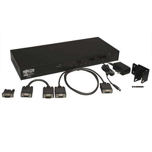 Eaton Tripp Lite B042-008 8-Port 1U Rack-Mount USB/PS2 KVM Switch with On-Screen Display