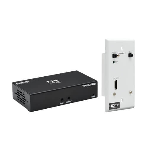 Eaton Tripp Lite B127A-1A1-BHFH HDMI Over CAT6 Extender Kit, Box Transmitter Wall Plate Receiver 4K 