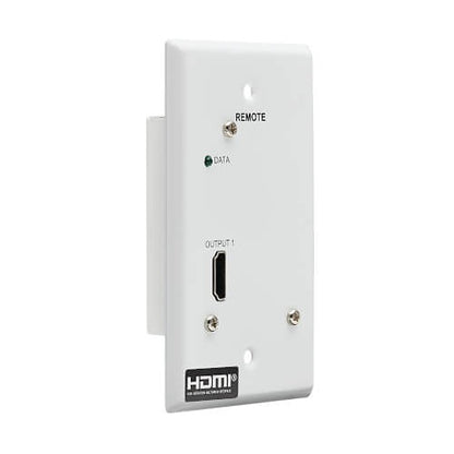 Eaton Tripp Lite B127A-1A0-FH 1-Port HDMI Over CAT6 Receiver, Wall Plate, 4K 60 Hz, HDR, 4:4:4, PoC,