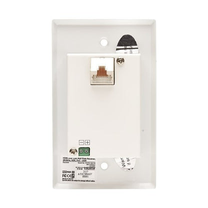 Eaton Tripp Lite B127A-1A0-FH 1-Port HDMI Over CAT6 Receiver, Wall Plate, 4K 60 Hz, HDR, 4:4:4, PoC,