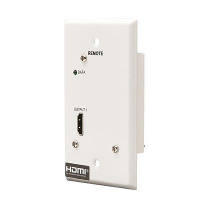Eaton Tripp Lite B127A-1A0-FH 1-Port HDMI Over CAT6 Receiver, Wall Plate, 4K 60 Hz, HDR, 4:4:4, PoC,