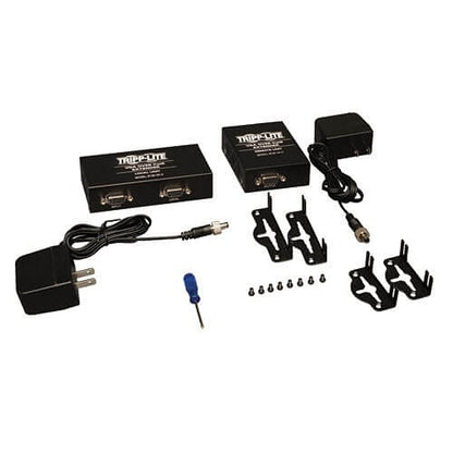 Eaton Tripp Lite B130-101-2 VGA Over CAT5/6 Extender Kit, Box-Style Transmitter/Receiver for Video, 