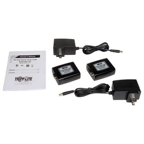 Eaton Tripp Lite B165-101 Serial over CAT5/CAT6 RS232 Extender, Transmitter and Receiver, Up to 3280