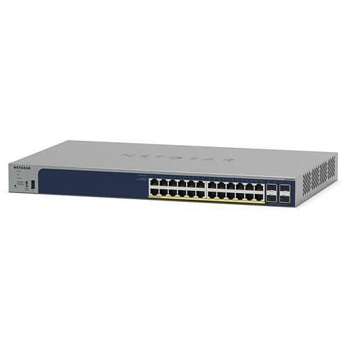 Netgear GS728TPP-300NAS 28-Port Gigabit Ethernet PoE+ Smart Network Switch