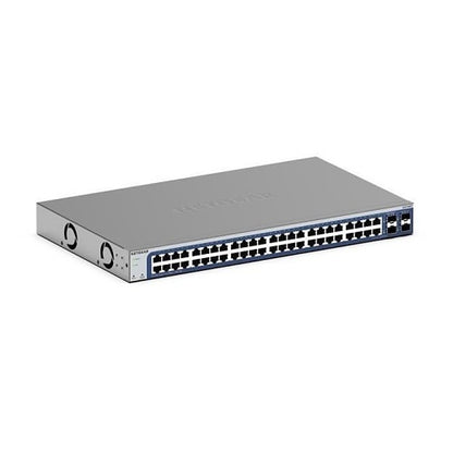 Netgear GS748T-600NAS 48-Port Gigabit Ethernet Smart Switch with 2-Port Copper / SFP Combo and 2-Por